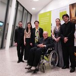 Ursula Brandstätter und Michael Gielen mit dem Minetti Quartett (c) Reinhard Winkler