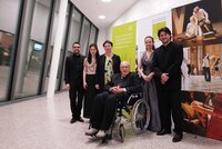 Ursula Brandstätter und Michael Gielen mit dem Minetti Quartett (c) Reinhard Winkler