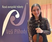Studentin mit Violine