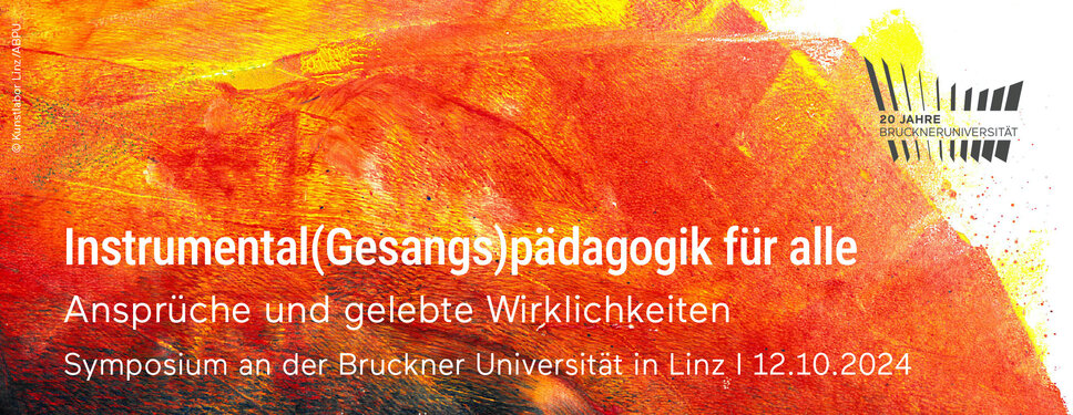 Orange-Gelber Farbverlauf mit weißem Text