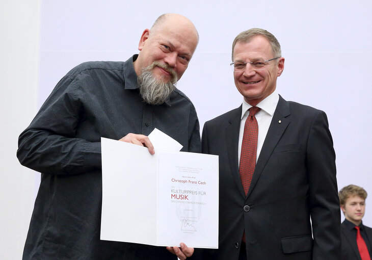 Landeskulturpreis Musik Christoph Cech (c) Land OÖ/Stinglmayr